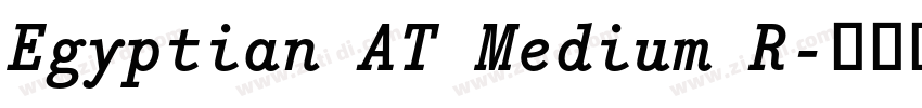 Egyptian AT Medium R字体转换
